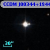 CCDM J00344+1844AB