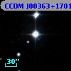 CCDM J00363+1701AB