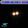 CCDM J01103+1636AB
