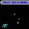 2MASS J01374090+1533301