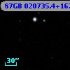 87GB 020735.4+162928