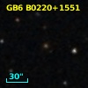 GB6 B0220+1551