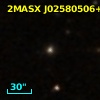 2MASX J02580506+1300328