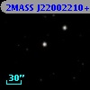 2MASS J22002210+1748367