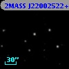 2MASS J22002522+1746065