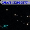 2MASS J22002577+1800098