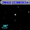 2MASS J22002624+1738431
