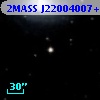 2MASS J22004007+1742549
