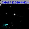 2MASS J22004442+1726544