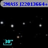 2MASS J22013664+1728423