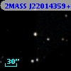 2MASS J22014359+1749372