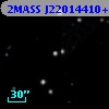 2MASS J22014410+1748302