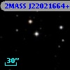 2MASS J22021664+1734412