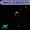 2MASS J22031174+1800055