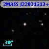 2MASS J22031513+1749427