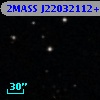 2MASS J22032112+1805246