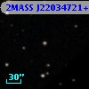 2MASS J22034721+1745359