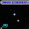 2MASS J22035837+1749032