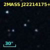 2MASS J22214175+1839375