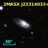 2MASX J22314033+2042504