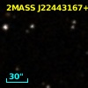 2MASS J22443167+2043433