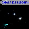 2MASS J23110205+2143110