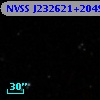 NVSS J232621+204905