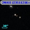 2MASS J23511216+2012565