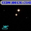 CCDM J00126+2143B