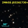 2MASS J03241730+4808000