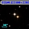 CCDM J22100+2203B