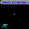 2MASS J22361302+2339286