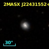 2MASX J22431552+2245401