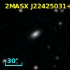 2MASX J22425031+2354555