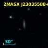 2MASX J23035588+2307332