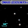 2MASS J23253673+2245080