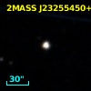 2MASS J23255450+2246567