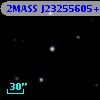2MASS J23255605+2230176