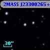 2MASS J23300265+2249418