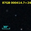 87GB 000414.7+240547