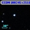 CCDM J00245+2511A