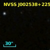 NVSS J002538+225404
