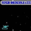 87GB 002639.1+222638