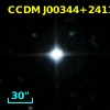CCDM J00344+2411A