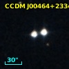 CCDM J00464+2334B
