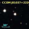 CCDM J01037+2226B