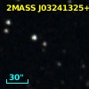 2MASS J03241325+4758096