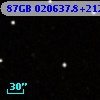 87GB 020637.8+212657