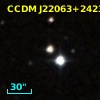 CCDM J22063+2423B