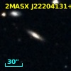 2MASX J22204131+2445523
